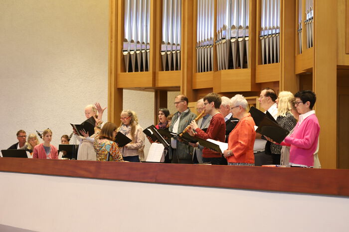 Auftritt im Mai 2023 bei der Verabschiedung von Pfarrer Schmid Auftritt im Mai 2023 bei der Verabschiedung von Pfarrer Schmid